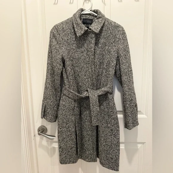 EUC Express Vintage Wool Trench Coat Size 1/2 - Picture 5 of 6